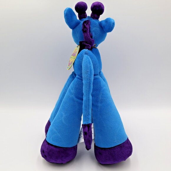 Limbo Legs JAKKS Pacific 2000 Gerald the Giraffe Plush Blue Purple Vintage - Picture 4 of 8
